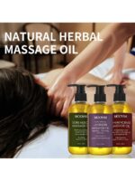 236ml Lavender & Frankincense Body Massage Oil, Soothing Muscle Aches Herbal Essence, Relaxing & Activating Massage Oil, 8 Fl Oz - Image 2