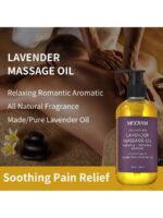 236ml Lavender & Frankincense Body Massage Oil, Soothing Muscle Aches Herbal Essence, Relaxing & Activating Massage Oil, 8 Fl Oz - Image 3
