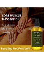 236ml Lavender & Frankincense Body Massage Oil, Soothing Muscle Aches Herbal Essence, Relaxing & Activating Massage Oil, 8 Fl Oz - Image 4