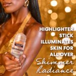 Palmer's Cocoa Butter Formula Body Shimmer Stick with Vitamin E, 1 Oz, Radiant Highlighter Makeup for Body Glow, Provides 48-Hour Moisture, All Skin Tones & Types, Dermatologist Approved - Image 2