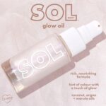 ColourPop SOL Mini Shimmering Dry Oil - Shimmer Body Oil Infused with Coconut, Argan & Marula Oils - Radiance-Boosting Body Care -Nourishes Skin and Leaves a Luminous Finish - Moonstone (0.88 fl oz) - Image 3
