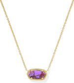 Kendra Scott Elisa Pendant Necklace for Women, Fashion Jewelry, 14k Gold-Plated - Image 3