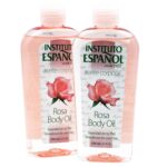 Instituto Espanol Rosa Body Oil, Smoothness for Your Skin, Moisturizing and Regenerating, 2-Pack, 8.5 FL Oz Each